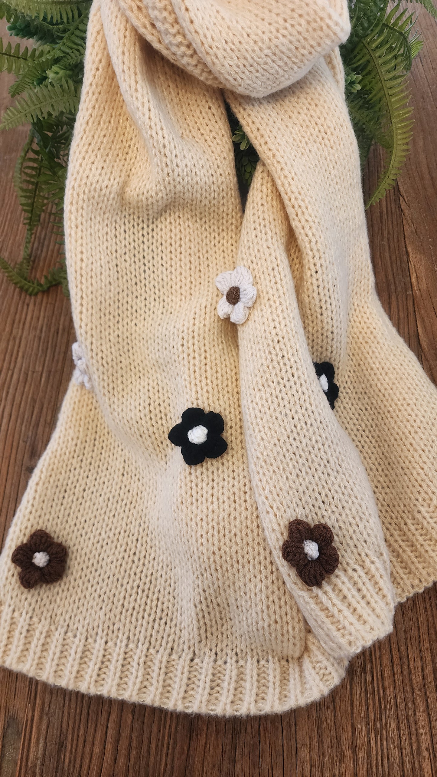 צעיף פרחים KES27H24