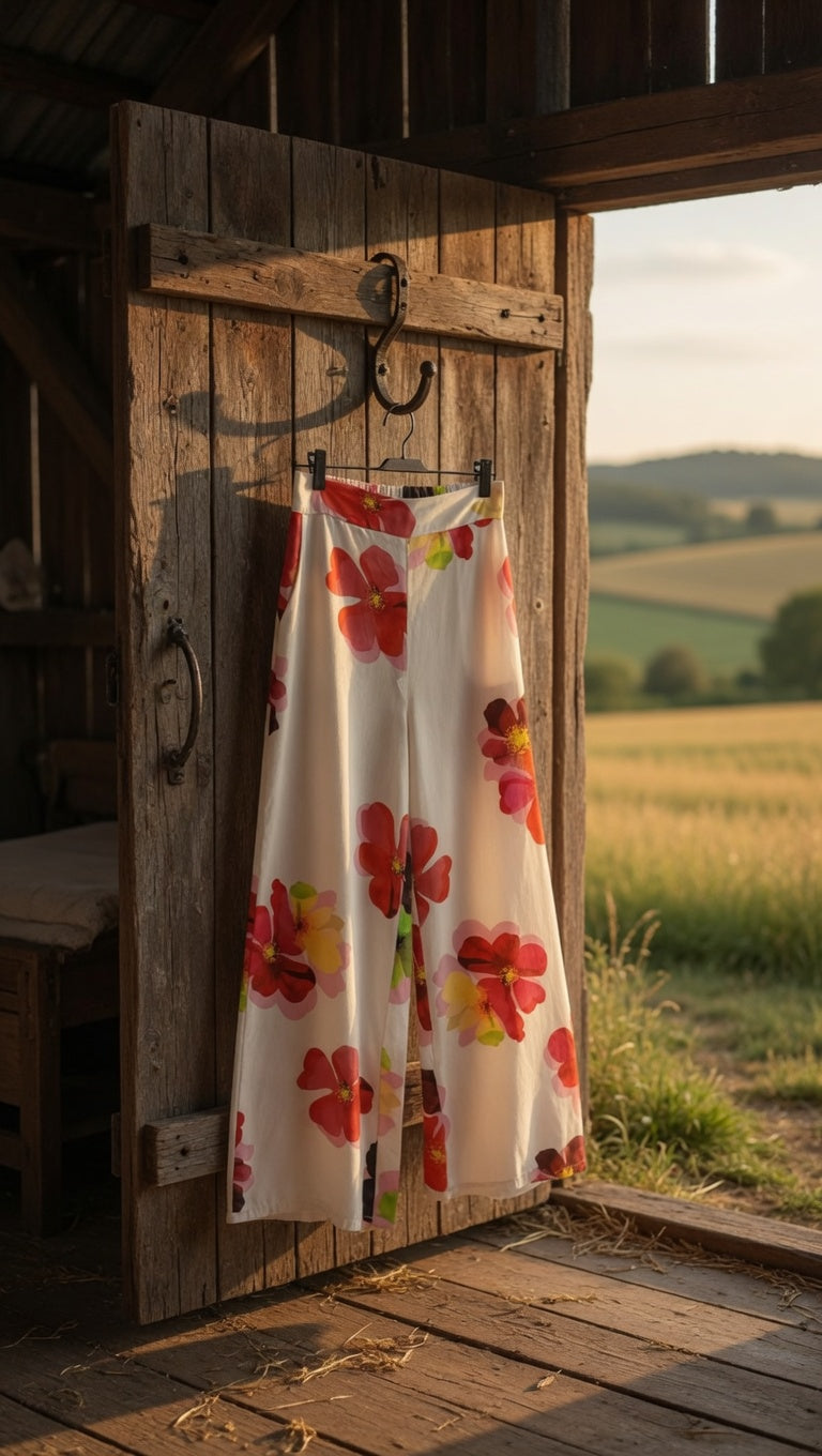 מכנסי פרחים CG23S26