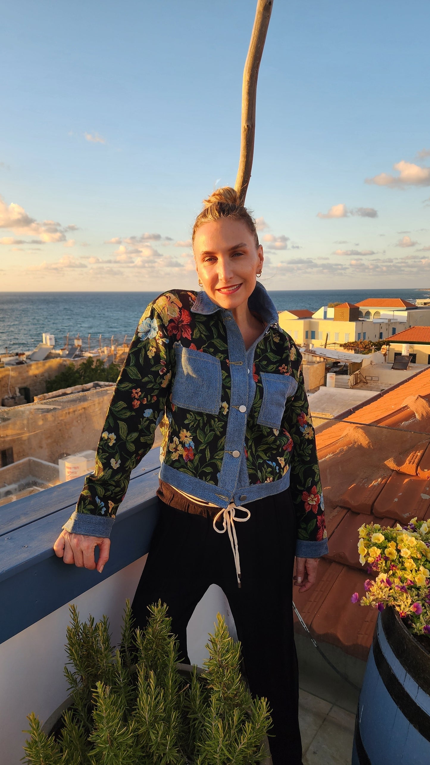 ז'קט בד/ג'ינס CH1H25