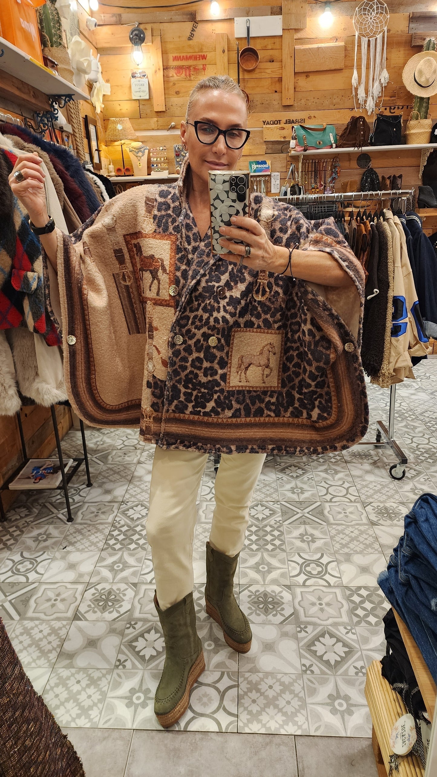 מעיל פונצו SW22H25